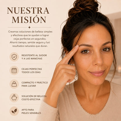 Sello de Polvo para Cejas Arqueadas Naturales