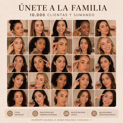Sello de Polvo para Cejas Arqueadas Naturales