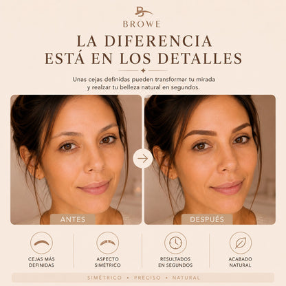 Sello de Polvo para Cejas Arqueadas Naturales